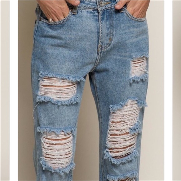 💃🏻REMOVING SOON Boyfriend Distreesed Jeans - Picture 6 of 10